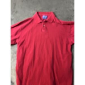 Pendleton Solid Red Short Sleeve Polo‎ Shirt Size XXL Mens